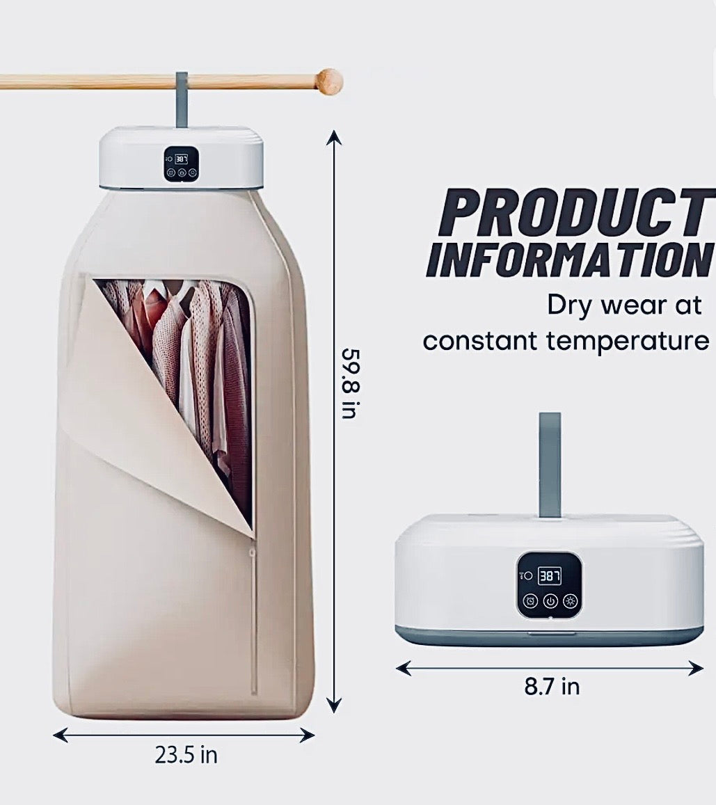 Portable UV Clothes Sterilizer & Dryer Box – Foldable Garment Sanitiz