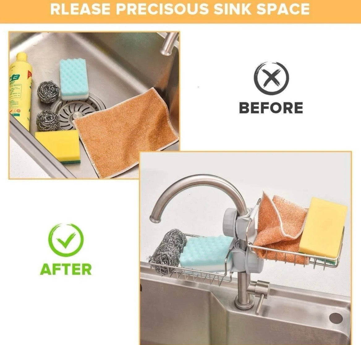 Keep Your Sink Clean & Organized Instantly